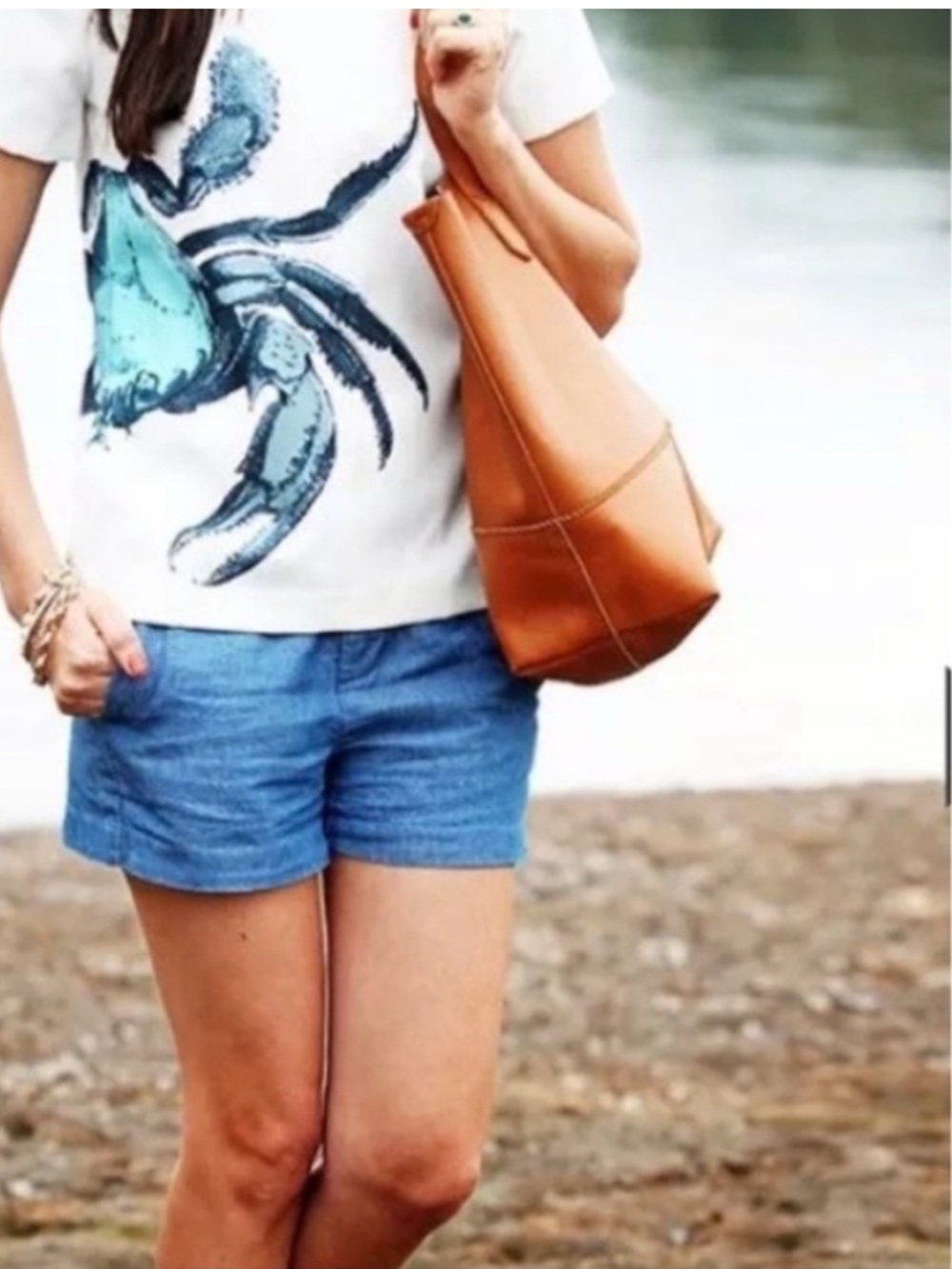 J. CREW Crab Blouse NWOT